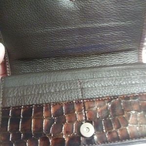 Brighton wallet with strap